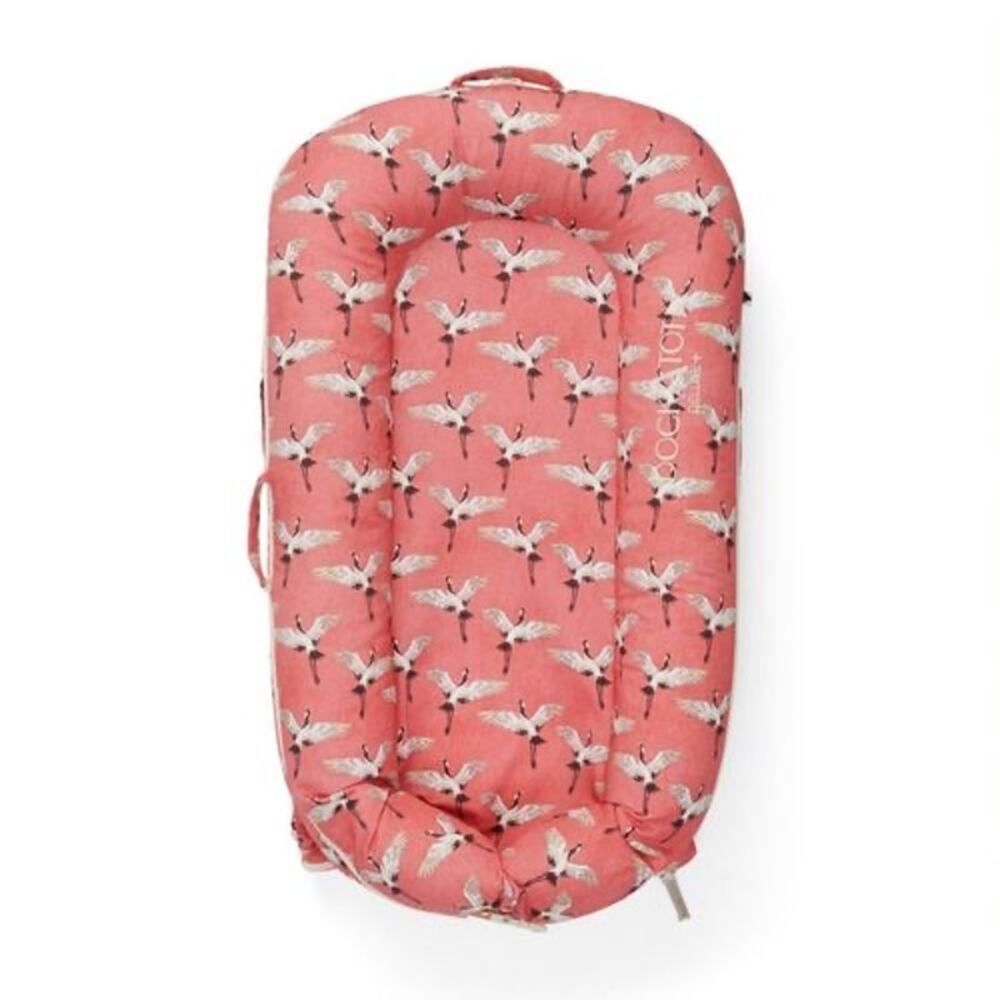 Dockatot Deluxe+ Infant Station + Heron Bird Cover